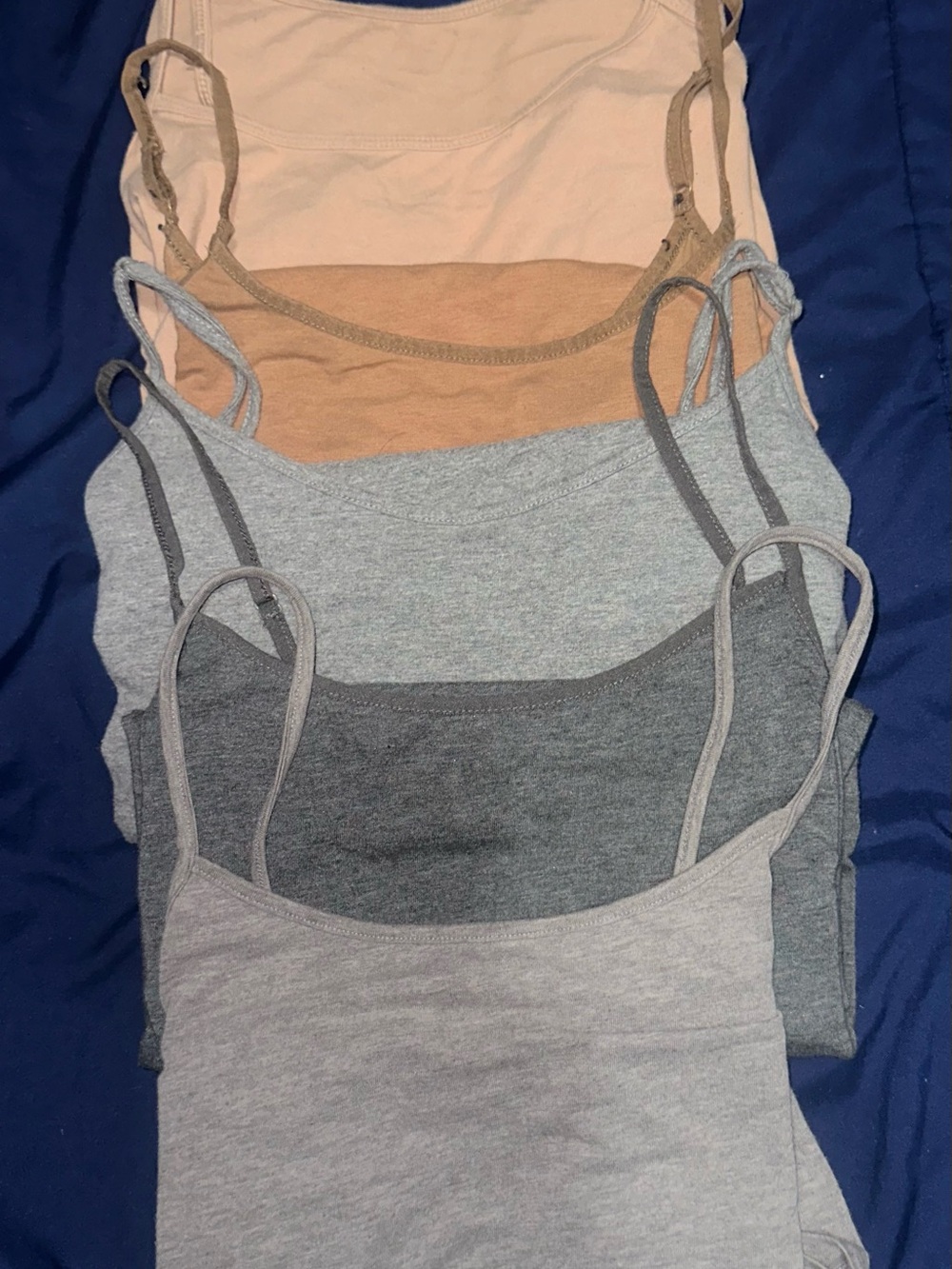 Neutral Tone Layering Cami Set - 5 Pack
